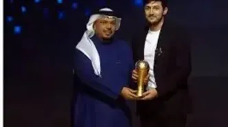 توپ طلای امارات به سردار آزمون رسید