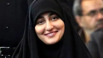 زینب سلیمانی در مراسم میدان آزادی حاضر شد