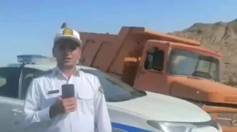فیلم تصادف مرگبار پژو 207 با کامیون / 3 نفر جان باختند