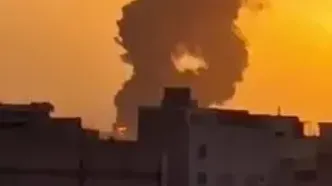 تصویری جدید از آتش‌سوزی جنوب تهران