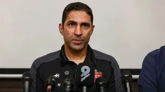 کنفرانس خبری وحید هاشمیان قبل از بازی پرسپولیس مقابل سپاهان