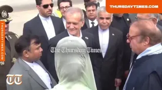 ببینید؛ استقبال مریم نواز از مسعود پزشکیان در لاهور