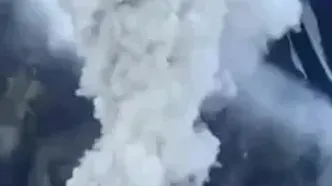 ببینید؛ لحظه ترسناک فوران آتشفشانی در روسیه برای اولین بار پس از ۶۰۰ سال