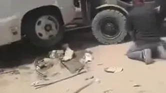 تصادف مینی‌بوس حامل زائران ایرانی در مسیر نجف به کربلا / 16 نفر مصدوم شدند