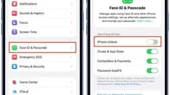 آموزش خاموش کردن Face ID و استفاده از رمز در آیفون
