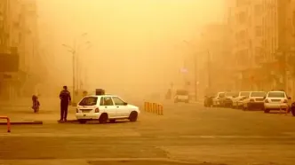 طوفان ریزگردها ۴ شهرستان را تعطیل کرد