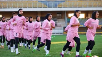 تمرین پرنشاط بانوان پرسپولیس در روز سوم