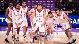 تیم ملی بسکتبال ایران سوم شد + ویدئو