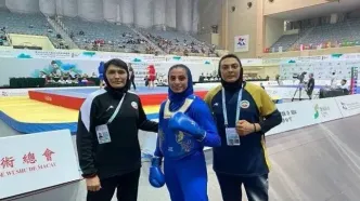 یاسمن باقرزاده طلا گرفت/ فیلم