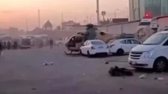 فرود اضطراری بالگرد امنیتی در شهر کربلا