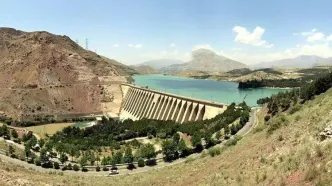 تصاویر نگران‌کننده از سد لتیان تهران؛ زنگ خطر به صدا درآمد