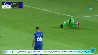 خلاصه بازی استقلال خوزستان 1 - شمس آذر 1 + ویدئو