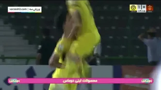 ببینید؛ گل اول فجرسپاسی به پرسپولیس توسط شهابی دقیقه ۱۴
