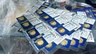 توقیف ۱۴۸ قطعه سکه طلای فاقد کد استاندارد در سبزوار