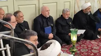 ظریف به حرم امام رضا (ع) رفت