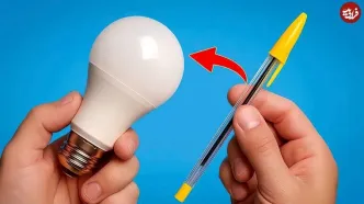 نحوه تعمیر لامپ های LED سوخته با کمک یک خودکار!