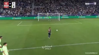 ویدیو: گل دوم لوانته به بارسلونا توسط خوزه لوئیس مورالس