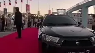 فیلم لحظه رونمایی از دنا لیموزین ۱۰ متری