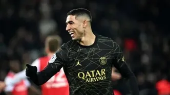 ورود عجیب اشرف حکیمی با اسکوتر به مراسم بهترین‌ها