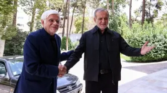 پزشکیان: تا من هستم، عارف هم هست