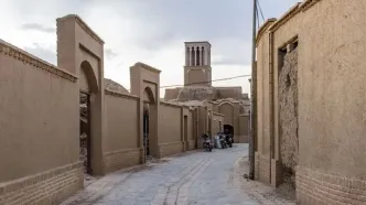 تصاویر؛ روستایی با کوچه‌های خشتی و بادگیرهای صفوی