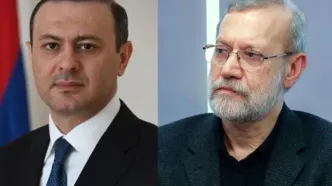 رایزنی دبیر شورای امنیت ملی ارمنستان با لاریجانی