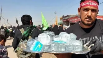 ضرورت مصرف آب بسته‌بندی در پیاده‌روی اربعین