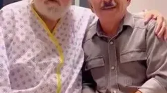 ببینید؛ اکبر عبدی بعد از سکته مغزی: دعا کنید!