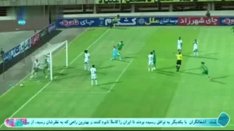 گل اول شمس آذر به چادرملو توسط آزاده + ویدئو