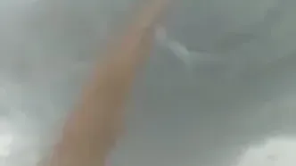 ببینید؛ وقوع گردباد بزرگ در مغولستان
