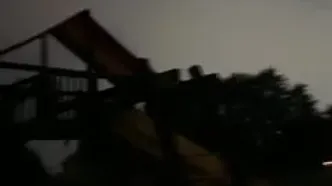 ببینید؛ رقص دیوانه‌وار رعد و برق!
