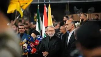 لاریجانی در لبنان پیام حمایت قاطع ایران از حزب‌الله را منتقل کرد