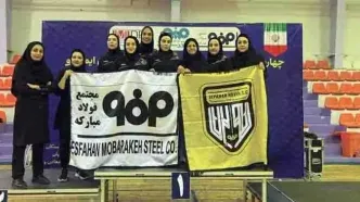 درخشش تیم بانوان صنعت فولاد مبارکه در مسابقات تنیس روی میز ایمیدرو