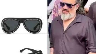 پاسخ مهراب قاسم خانی به حاشیه های عینک آفتابی لوکس و گران قیمتش