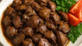 طرز تهیه خوراک جگر مرغ خوشمزه و سریع