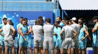 غیبت چشمی در تمرین امروز استقلال