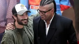 رقص کردی نوید محمدزاده و روزبه حصاری غوغا کرد!
