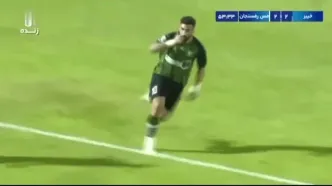 کامبک خیبر، گل سوم به مس رفسنجان توسط شجاعی