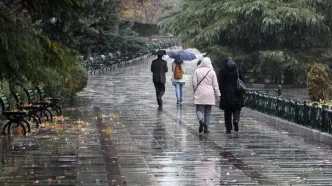 باد و باران در راه تهران