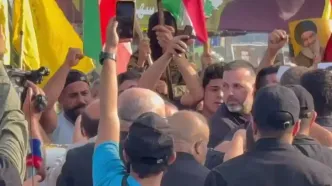 ببینید؛ استقبال پرشور مردم لبنان از علی لاریجانی