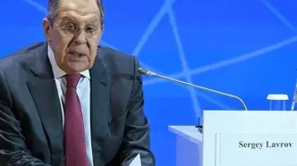 لاوروف:غرب بدون اینکه خجالت بکشد تاریخ را تحریف می‌کند