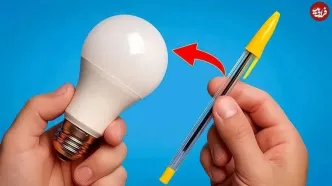 نحوه تعمیر لامپ های LED سوخته با کمک یک خودکار!