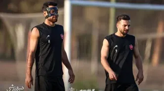ماسک خبرساز ستاره پرسپولیس در بازی با سپاهان
