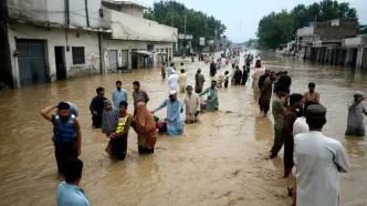 سیل و بارندگی در پاکستان؛ ۱۶۰ نفر کشته شده‌اند!
