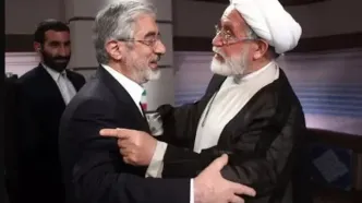 دیدار مشاوران میرحسین موسوی با مهدی کروبی/ عکس