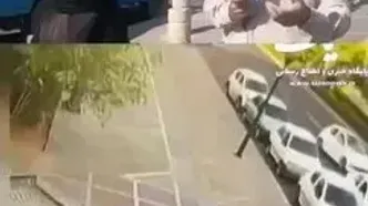 نحوه سرقت تلفن همراه یک خانم در سعادت‌ آباد