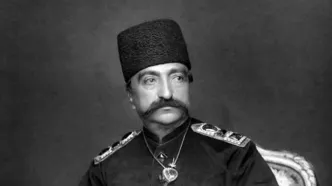 سنگ قبر دختر ناصرالدین شاه در بهشت زهرا