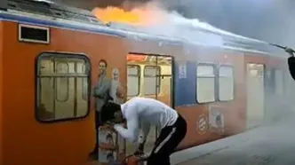 متروی استانبول دچار آتش‌سوزی شد