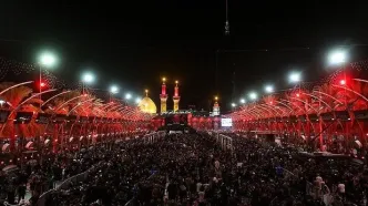 عزاداری دستهٔ معروف «بنی عامر» در بین الحرمین