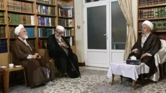 حضور نماینده رهبرانقلاب در بیت آیت الله مکارم و سبحانی